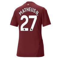 Manchester City Matheus Nunes #27 Fotballklær Tredjedrakt Dame 2024-25 Kortermet